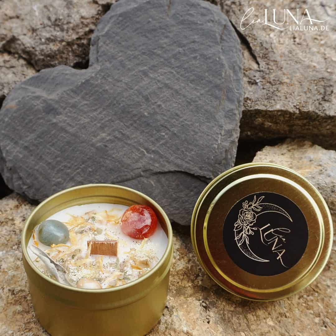 Vollmondkerze Courage & Abundance