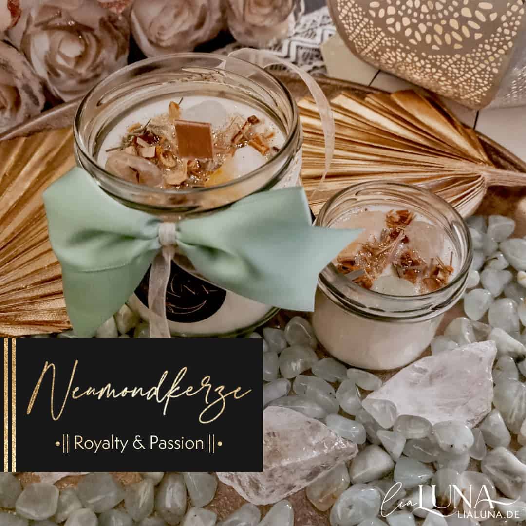 Neumondkerze Royalty & Passion by lialuna Neumondkerze Royalty & Passion by lialuna