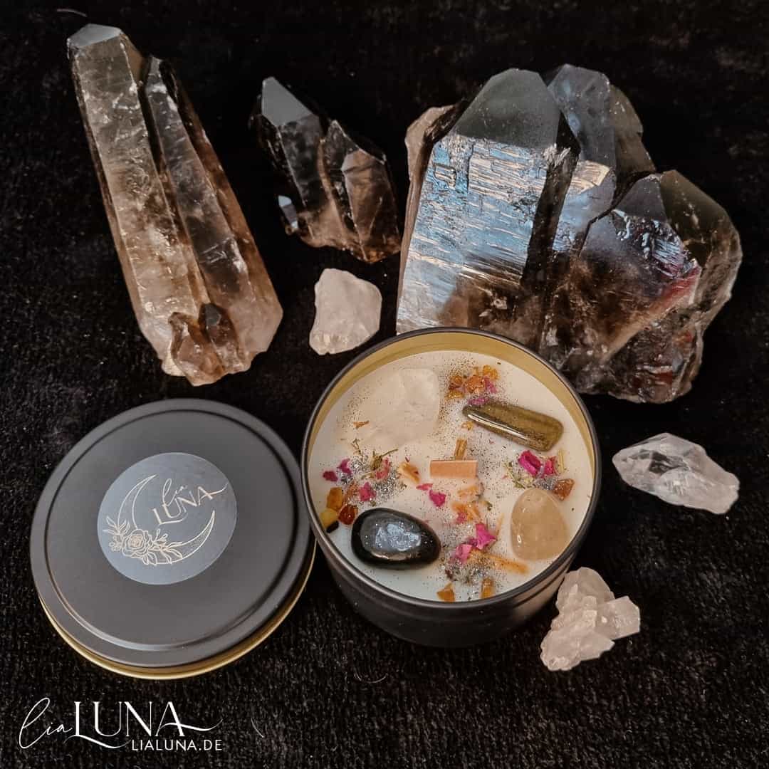 Schutzzauber Kerze mit Ritual