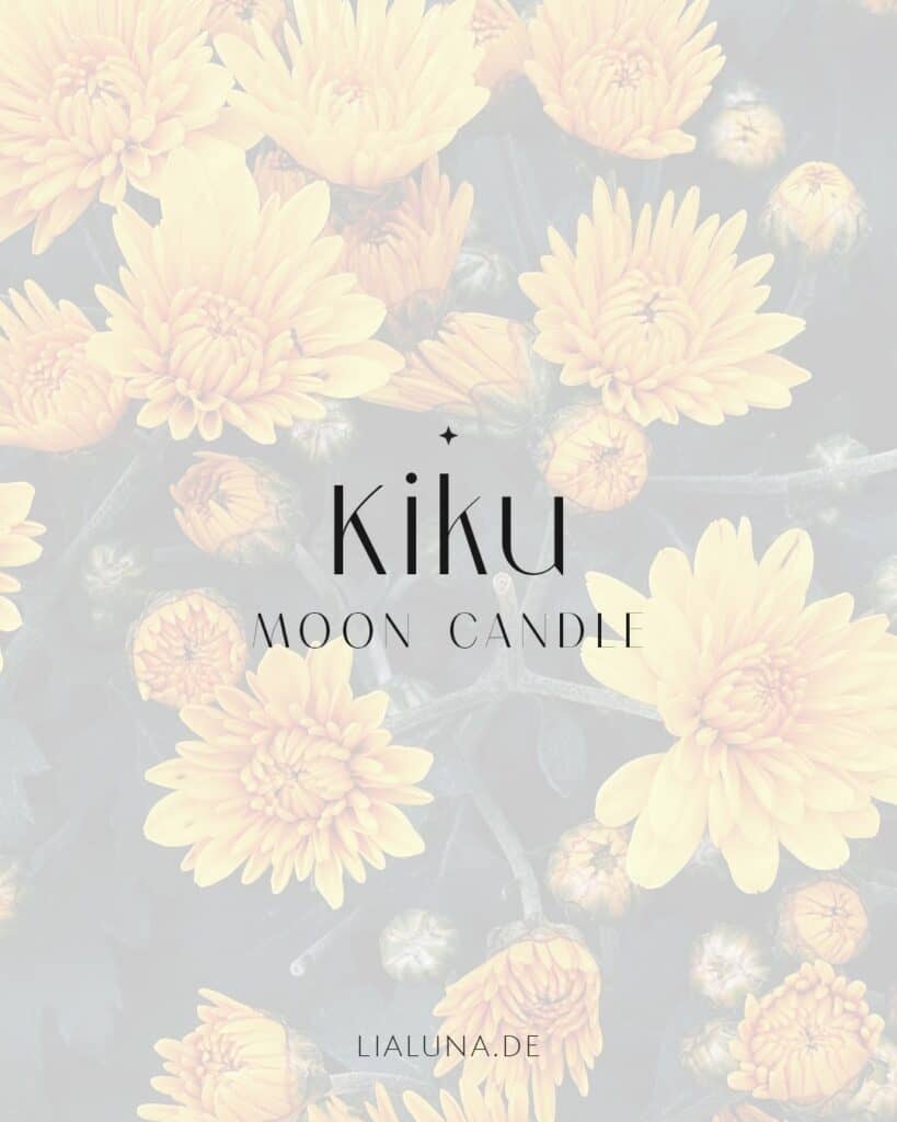 Kiku Moon Candle
