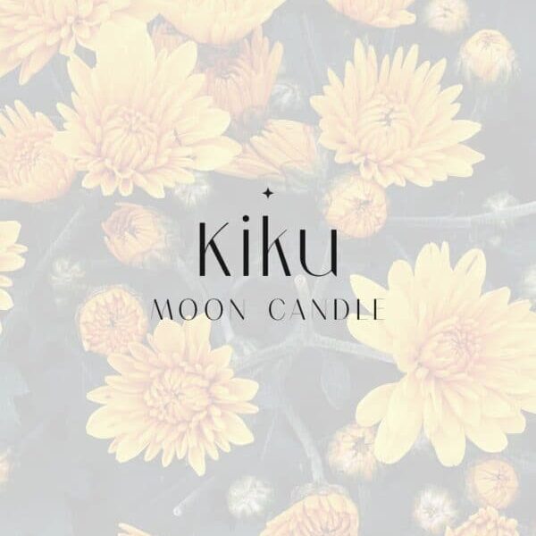 Kiku Moon Candle